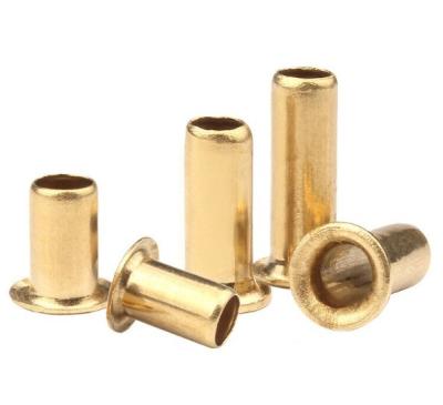 China Double-Sided Circuit Board Pcb Nails with Copper Hollow Rivet Gb876 Tubular Rivets for sale