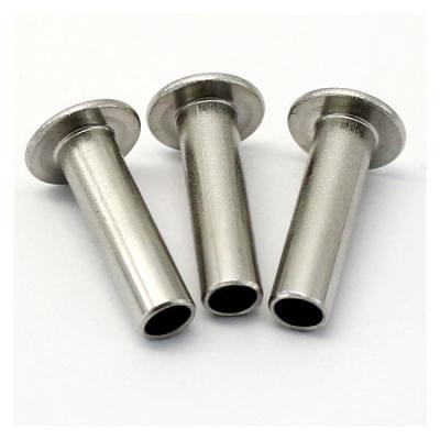 China RoHs Certified SS304/SS316 Round Head Semi-Tubular Rivet for TM 8-32*6 Male Screw Size for sale