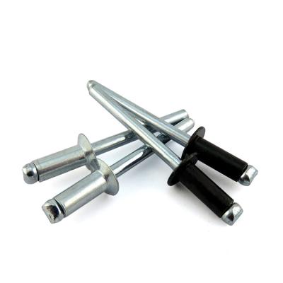 Cina DIN 4mm Grandi rivetti di flangia pop di alluminio acciaio Open Dome Head rivetto cieco per marchi in vendita