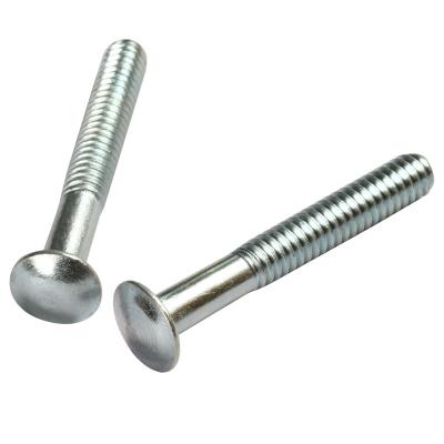 China Steel Washer Style Din 603 Carriage Bolt M4 M5 M6 Carriage Cup Head Square Neck Bolts for sale