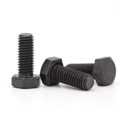 China Stainless Steel Grade 12.9 Black Zinc Hex Head Bolts For Industrial Applications for sale