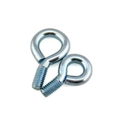 China Carbon Steel Zinc Plated Eye Screw Hook Head Style M5 Metric Eye Bolts for sale