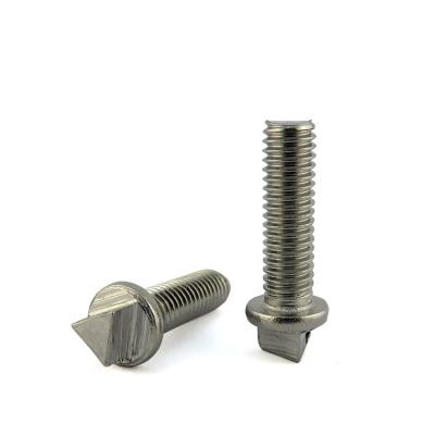 China Non-standard ZINC PLATED Stainless Steel 316 Triangle Head Tamper Proof Security Bolt for sale