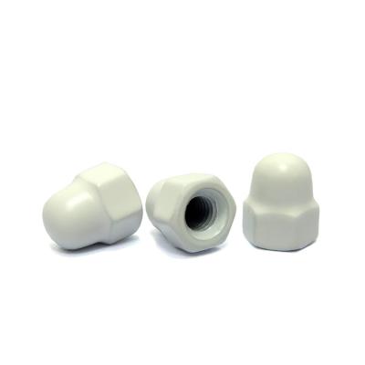 China Nickel Plated Hexagon Cap Nut Din 1587 Grade 10.9 For Mechanical Applications for sale