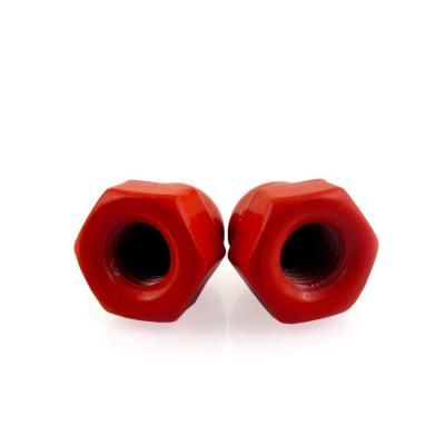 China Water Treatment Custom Red Color Decorative m2 Cap Nut DIN Standard for Water for sale