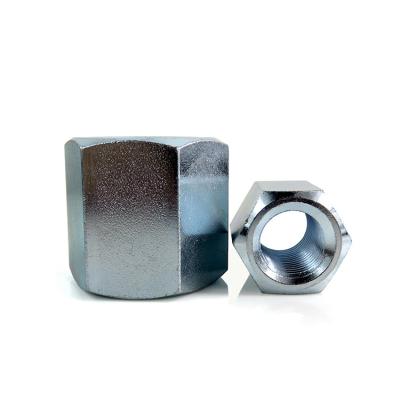 China 6334 Carbon Steel Long Hex Coupling Nuts Galvanized With Nickel Plated for sale