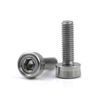 China M6 16 mm longitud de acero inoxidable DIN912 Hex Socket Cap cabeza de máquina tornillo métrico DIN912 en venta