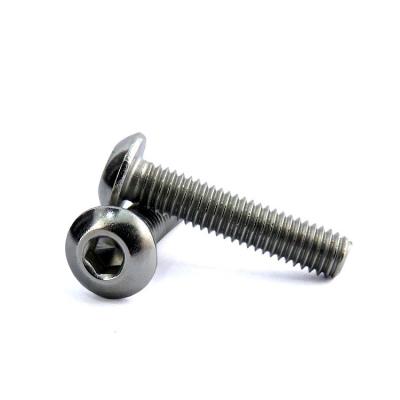 Κίνα ISO7380 Ατσάλι από ανοξείδωτο χάλυβα Hex Drive Button Head Mushroom Head Screw Standard DIN/ ISO προς πώληση