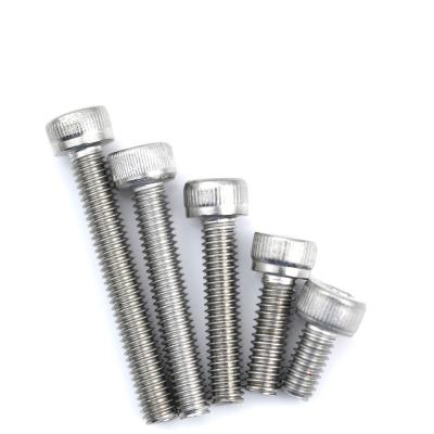 China Stainless Steel Allen Key Cylinder Head Hex Socket Head Cap Machine Screw Length 1mm-500mm for sale