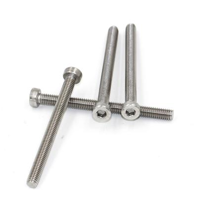 China Stainless Steel Thin Cylindrical Head Hexagon Socket Cap Screws DIN Standard for sale