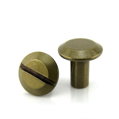 China Slot Drive Sex Bolt Round Head Screw Fastener Male Female For Mechanical Dimensions for sale