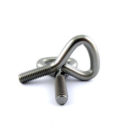 China Triangle M8 Stainless Steel Eye Bolt Zinc Plated Metal Screw Fastener for sale