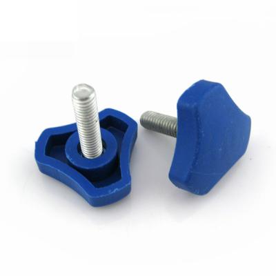 China ISO9001 2015 Certified M5 Triangular Plastic Head Thumb Hand Knob Screw for Applications for sale