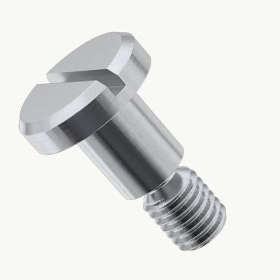 China Metric M3 4mm x 6mm Stainless Steel Slotted Pan Head Step Shoulder Screws for Custom for sale