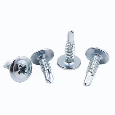 China Metric Steel Zinc-plated Truss Head Self Drilling Screw for Fixing Steel Pur Strips for sale