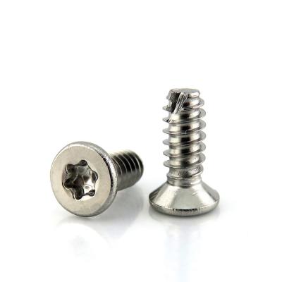 China EJOT Torx de acero inoxidable de cabeza plana de corte de hilo de cola formando tornillo PT para soluciones en venta