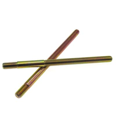 China Color Zinc Carbon Steel Double End Threaded Rods With Thread Inserts Type for sale