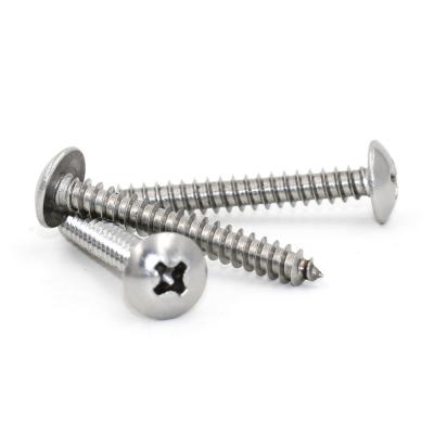 China INCH Stainless Cross Large Flat Head Self Drilling Screw Length 180mm for sale