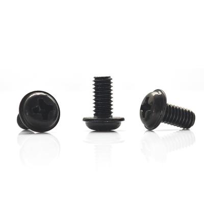 China Zinc Plated Round Head Phillips Screws INCH Black M3 Phillips Head Screw for sale