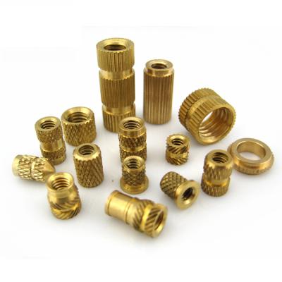 China Nickel Plated Furniture Brass Wood Insert Nut Metric Furniture Wood Insert Nuts for sale