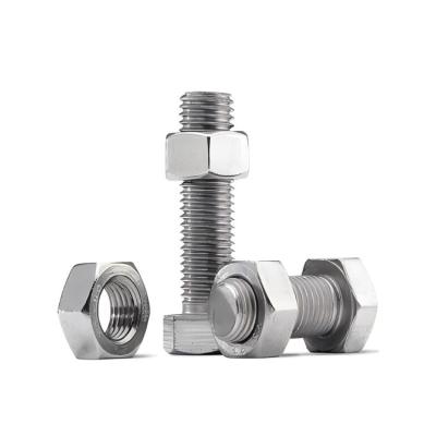 China Stainless Steel Titanium Material Ms Nut Bolt with DIN DIN ANSI ISO BSW Standard for sale