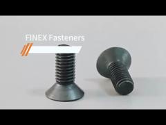 The Carbon Steel Black Zinc Hexagon Socket Countersunk Head Screw is a type of fastener widely used