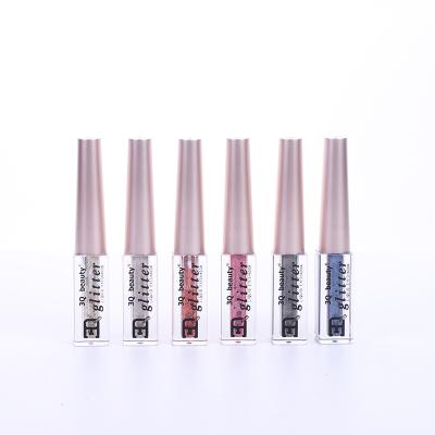 China Nude Dye Duochrome Diamond Glitter Liquid Eyeshadow Metallic Private Label 12 Colors Waterproof Vegan Top for sale