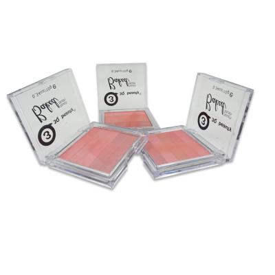 China High Quality Waterproof Vegan 5 Colors Blusher Face Cheek Shimmer Matte Bronzer Makeup Baked Blush Palette for sale