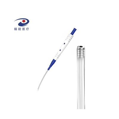 China Medical Sterile Packaging Stainless Steel Jet Catheter Manufacturer Disposable Linear Spray Catheter for sale