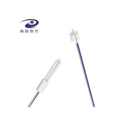 China Custom Stainless Steel Medical Equipment Cleaning Brush Manufacturer Disposable Endoscopic Pipe Cleaning Brush for sale