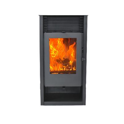 China Contemporary New Modern Design Wood Burning Stoves High Quality Cast Iron Material Wood Stove Fast Heating Stoves for sale