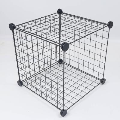 China High modern survey manufacturer style metal wire storage cube rack for living room furniture for sale