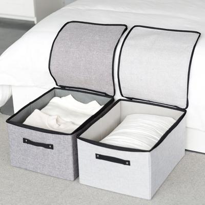 China Folding Underbed Large Capacity Clothes Storage Bag Collapsible Organizer for Comforters Covers Bedding for sale