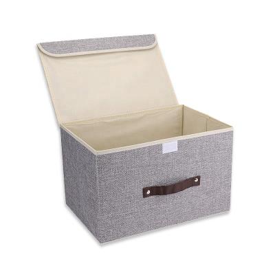 China Collapsible Fabric Storage Cube Bin Customized Size Colors Folding Multiple Storage Box for sale