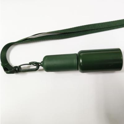 China 30ml PET Alcohol Spray Bottle With Hook For Lanyard for sale