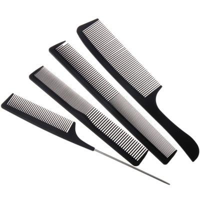 China Carbon factory price best salon professional carbon plastic hair cutting comb for sale