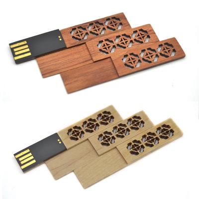 China Wooden USB Drive Special Bulk Shape Window Grill Cheap Wooden USB Flash Drive For Promotional for sale