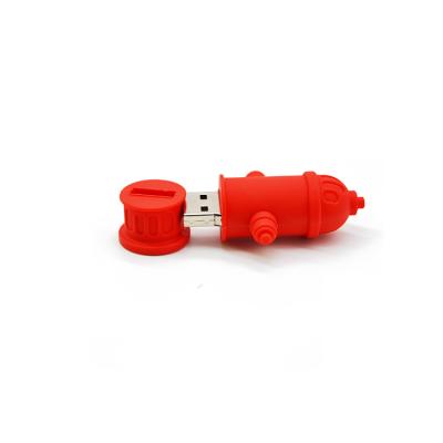 China 2021 flash 2021 plastic gift usb fireman 8gb usb training stick usb pendrive drives bulk cheap for sale