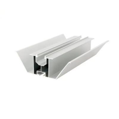 China Silvery Solar Roof Mounting System Drain Channel With 1.6KN/M2 Snow Load for sale