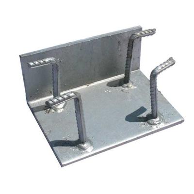 China Rectangular Wall Building Embedded Parts In Silver Anodized  For Various Curtain Wall Systems for sale