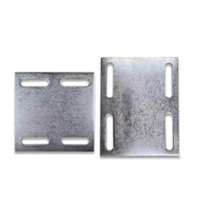 China Silver Anodized Curtain Wall Embedded Plates For Load Bearing Corrosion Resistance for sale