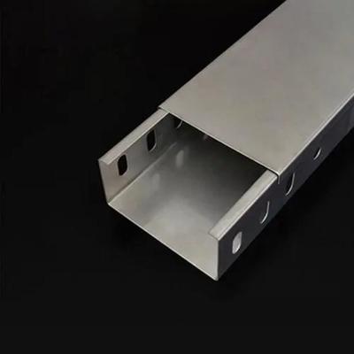 China Fire Resistant Galvanized Steel Wall Mount Cable Tray Length 2m 2.44m 3m for sale