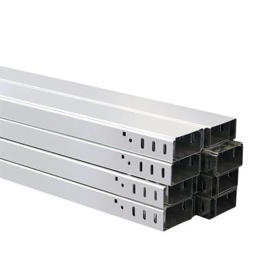 China Perforated Sheet Steel Cable Ladder Tray Cable Management System Steel Cable Tray for sale