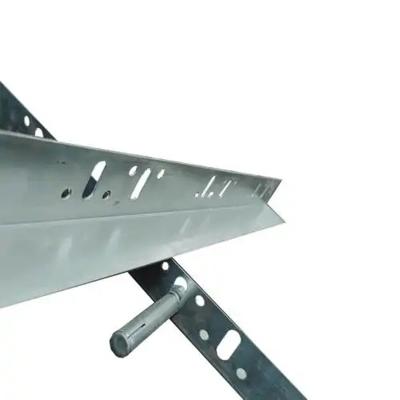 China Metal Right Angle Adjustable Rock Wool Suspended Ceiling Brackets For Insulation Panel for sale