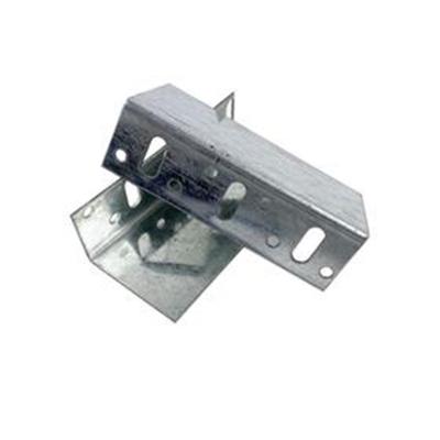 China ISO9001 Silvery Class A Fireproof Rock Wool Fixed Wall Bracket Right Angle for sale