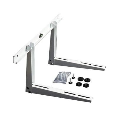 China Sleek And Modern White Steel Ac Wall Mount Bracket Up To 200 Lbs Easy To Install for sale