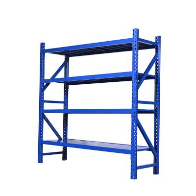 China Premium 4 Shelf Metal Storage Rack For Indoor Use Warehouse Storage Racks for sale