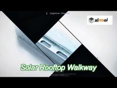 high durability roof tread metal walkway with long lasting weather resistance