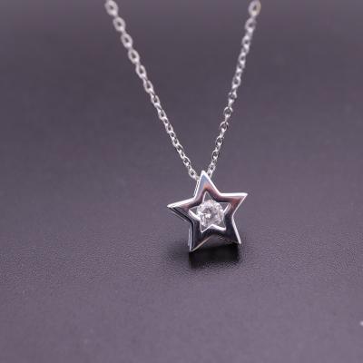 China CLASSIC SayYes 925 sterling silver jewelry Cubic Zirconia Star Silver Plated For Men and Women for sale