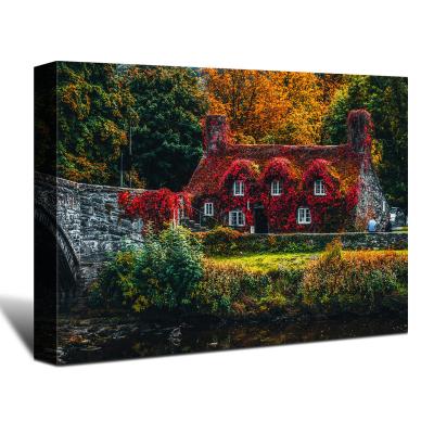 China Custom High Quality Print Custom Canvas Print Oil Painting Home Decoration Wall Art Abstract Style Landscape Canvas Print For Living Room for sale